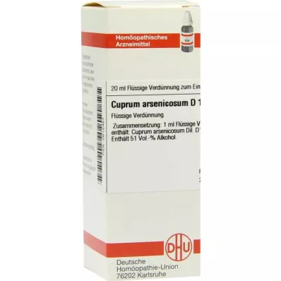 CUPRUM ARSENICOSUM D 12 Ředění, 20 ml