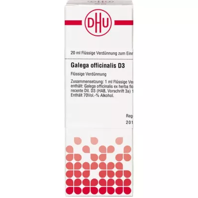 GALEGA officinalis D 3 ředění, 20 ml