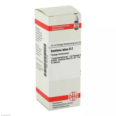 GENTIANA LUTEA D 2 Ředění, 20 ml