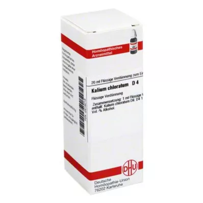 DHU Kalium chloratum D 4 ředění, 20 ml DHU Kalium chloratum D 4 ředění, 20 ml