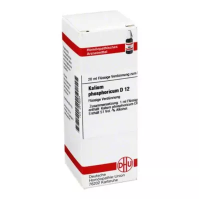 KALIUM PHOSPHORICUM D 12 Ředění, 20 ml