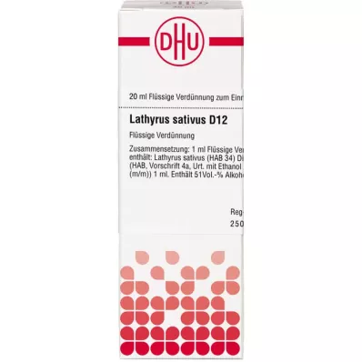 LATHYRUS SATIVUS D 12 Ředění, 20 ml