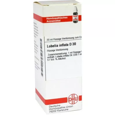 LOBELIA INFLATA D 30 Ředění, 20 ml