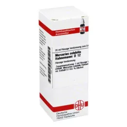 MERCURIUS SOLUBILIS Hahnemanni D 12 Ředění, 20 ml