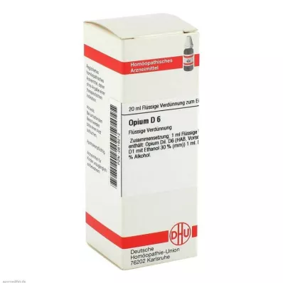 DHU Opium D 6 ředění, 20 ml DHU Opium D 6 ředění, 20 ml