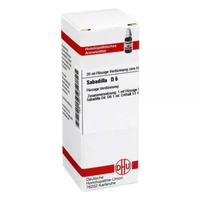 SABADILLA D 6 Ředění, 20 ml