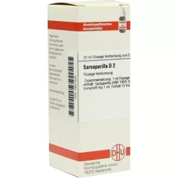 SARSAPARILLA D 2 Ředění, 20 ml