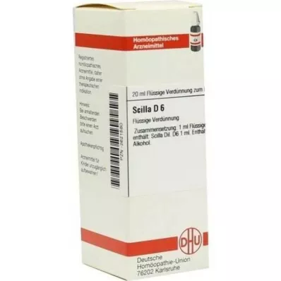 DHU Ředění Scilla D 6, 20 ml