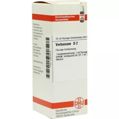 DHU Verbascum D 2 ředění, 20 ml DHU Verbascum D 2 ředění, 20 ml