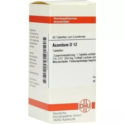 ACONITUM D 12 tablet, 80 ks