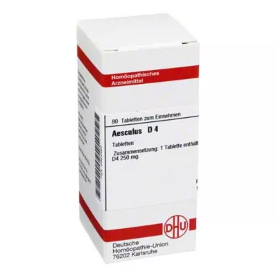DHU Aesculus D 4 tablety, 80 ks