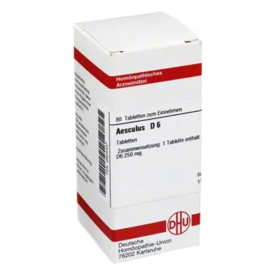 DHU Aesculus D 6 tablet, 80 ks