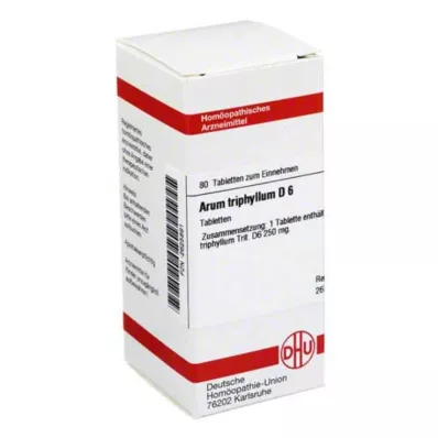 ARUM TRIPHYLLUM D 6 tablet, 80 ks