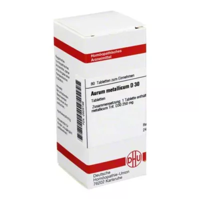 AURUM METALLICUM D 30 tablet, 80 ks AURUM METALLICUM D 30 tablet, 80 ks