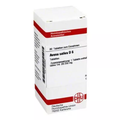 AVENA SATIVA D 6 tablet, 80 ks