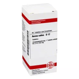 AVENA SATIVA D 12 tablet, 80 ks