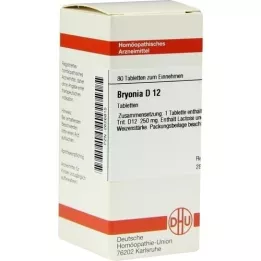BRYONIA D 12 tablet, 80 ks