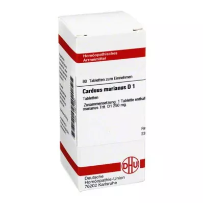 CARDUUS MARIANUS D 1 tablety, 80 ks