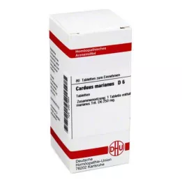 CARDUUS MARIANUS D 6 tablet, 80 ks