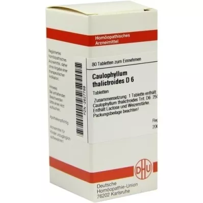 CAULOPHYLLUM THALICTROIDES D 6 tablet, 80 ks