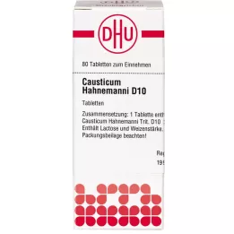 CAUSTICUM HAHNEMANNI D 10 tablet, 80 ks