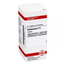 CHELIDONIUM D 12 tablet, 80 ks