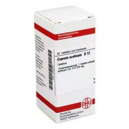 CUPRUM ACETICUM D 12 tablet, 80 ks