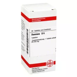 DAMIANA D 6 tablet, 80 ks