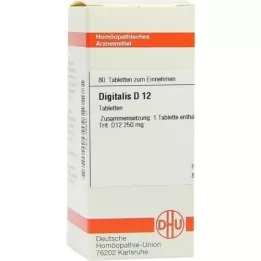DIGITALIS D 12 tablet, 80 ks