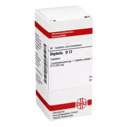 DIGITALIS D 12 tablet, 80 ks
