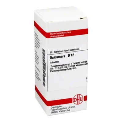 DHU Dulcamara D 12 tablet, 80 ks DHU Dulcamara D 12 tablet, 80 ks