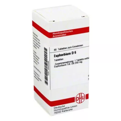 EUPHORBIUM D 6 tablet, 80 ks