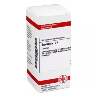 EUPHRASIA D 4 tablety, 80 ks