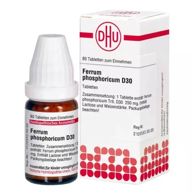 Ferrum Phosphoricum D30 tablety (80 kusů) Ferrum Phosphoricum D30 tablety (80 kusů)