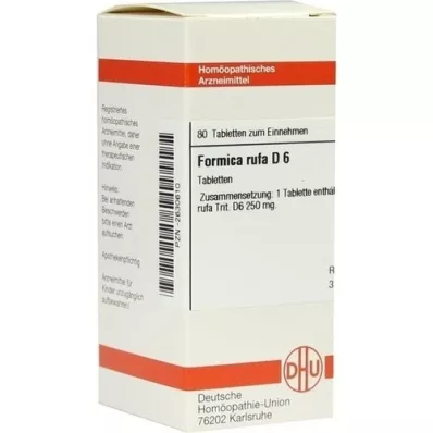 FORMICA RUFA D 6 tablet, 80 ks