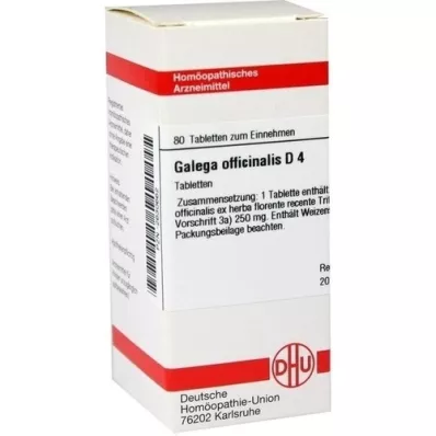 GALEGA officinalis D 4 tablety, 80 ks