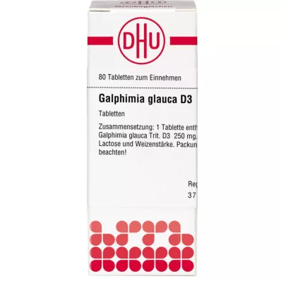 GALPHIMIA GLAUCA D 3 tablety, 80 ks