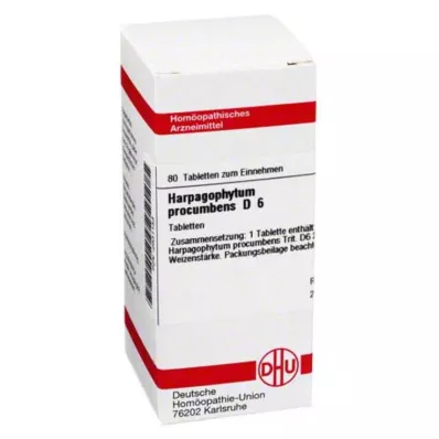 HARPAGOPHYTUM PROCUMBENS D 6 tablet, 80 ks
