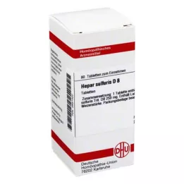 HEPAR SULFURIS D 8 tablet, 80 ks