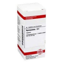 HYOSCYAMUS D 4 tablety, 80 ks