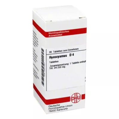 DHU Hyoscyamus D 4 tablety, 80 ks