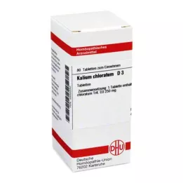 KALIUM CHLORATUM D 3 tablety, 80 ks