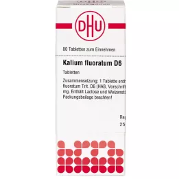 KALIUM FLUORATUM D 6 tablet, 80 ks