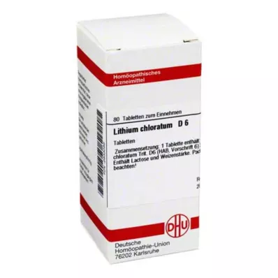 DHU Lithium chloratum D 6 tablet, 80 ks