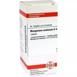 MANGANUM ACETICUM D 4 tablety, 80 ks