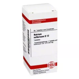 NATRIUM SULFURICUM D 12 tablet, 80 ks