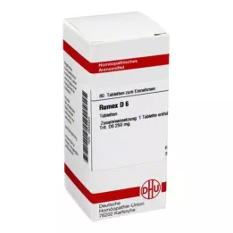 RUMEX D 6 tablet, 80 ks