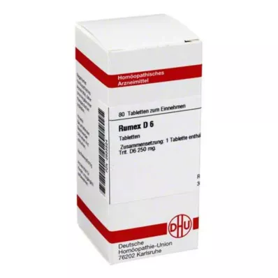 DHU Rumex D 6 tablet, 80 ks