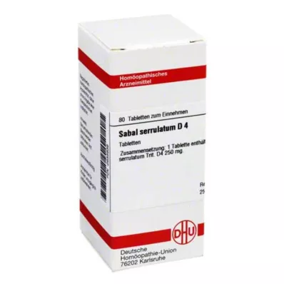 DHU Sabal serrulata D 4 tablety, 80 ks