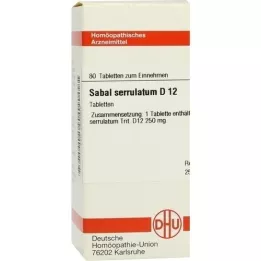 SABAL SERRULATUM D 12 tablet, 80 ks